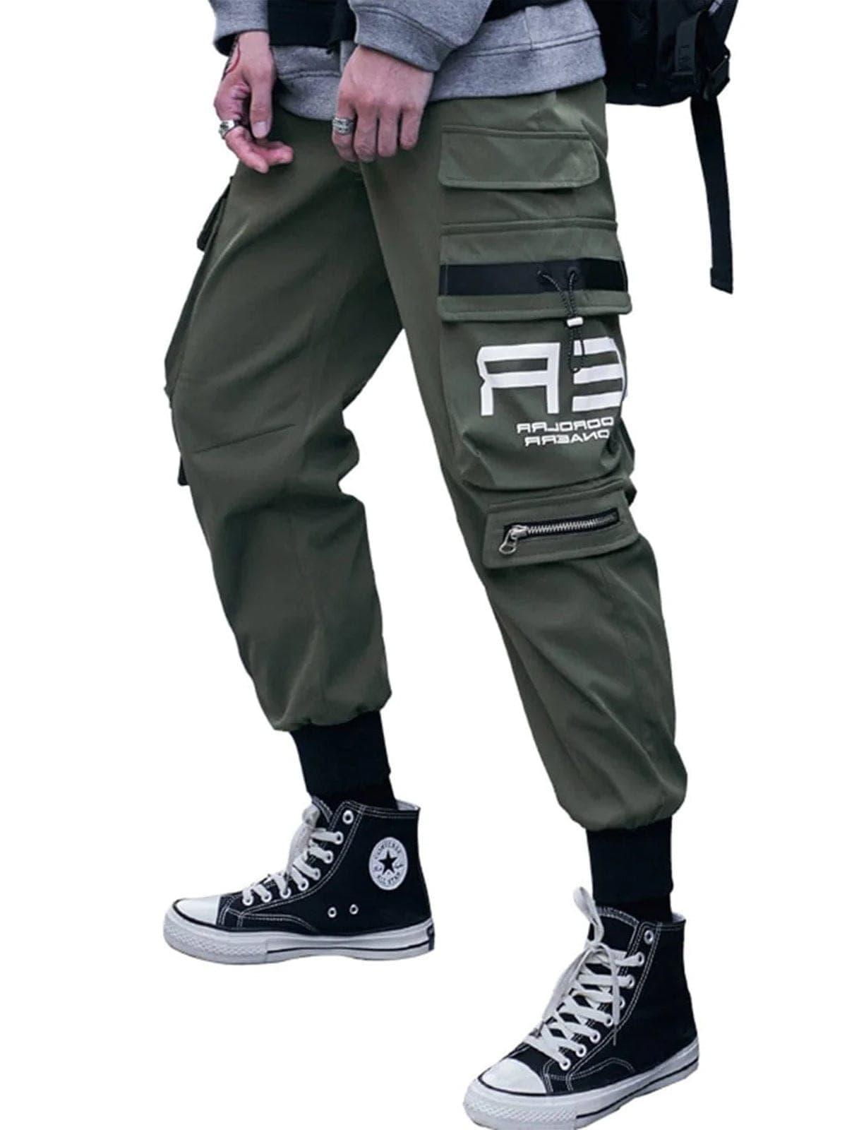 Function Elastic Zipper Pockets Cargo Pants