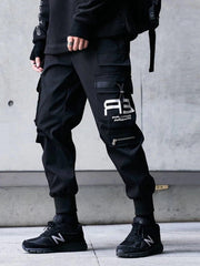 Function Elastic Zipper Pockets Cargo Pants
