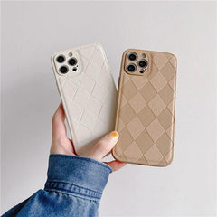 Leather Texture Cute Phone Cases For iPhone 14 13 12 11 Pro Max XR X XS 11 7 8 Plus 13 11 Pro