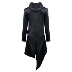 Dark Irregular Ribbons Long Jacket