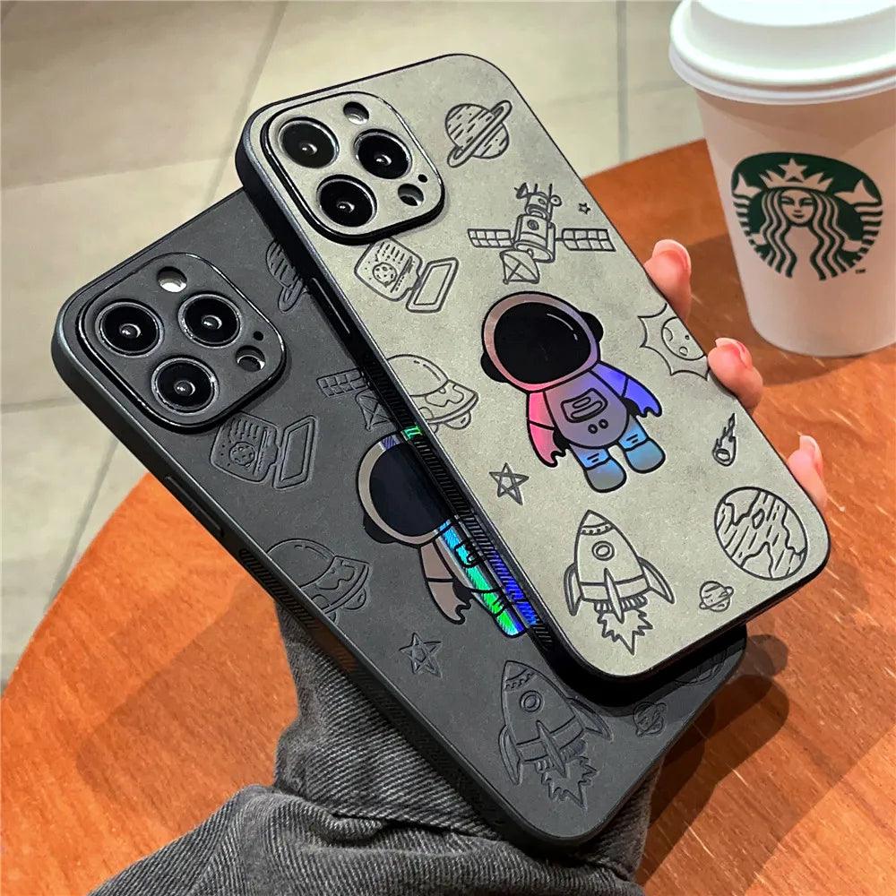 Luxury Cortex Astronaut Cute Phone Cases For iPhone 14, 13, 12, 11 Pro Max, 7, 8, 14 Plus, X, XS, XR Max