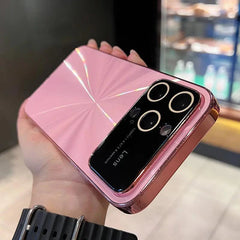 Luxury Laser Glass Phone Case for iPhone 15, 11, 12, 13, and 14 Pro Max â€?Cute Design