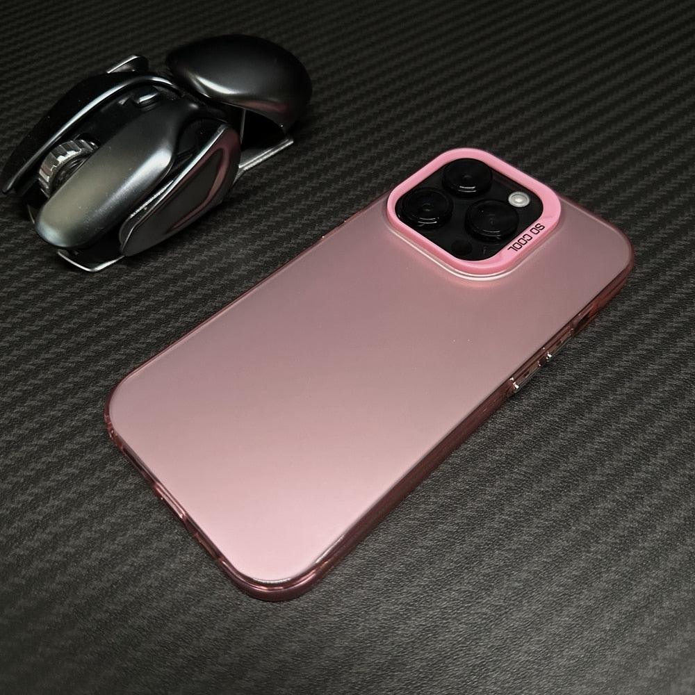 Luxury Matte Ultra-Thin Cute Phone Case Cover for iPhone 14 Pro Max, 14, 13, 12, 11 Pro Max, and Plus