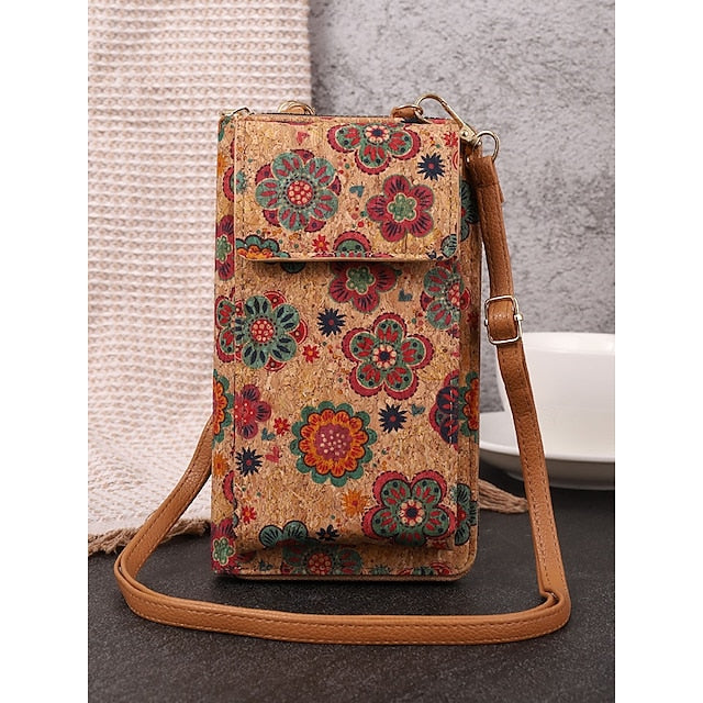 Boho Vintage Bag with Adjustable Crossbody Phone