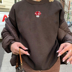 MUSH Brown Crewneck Pullover