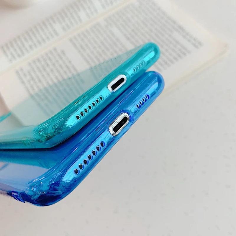 Neon Fluorescent Plain Cute Phone Cases For iPhone 15, 14, 13, 12, 11 Pro Max, Mini X, XR, XS, 6, 7, 8 Plus, SE 2020