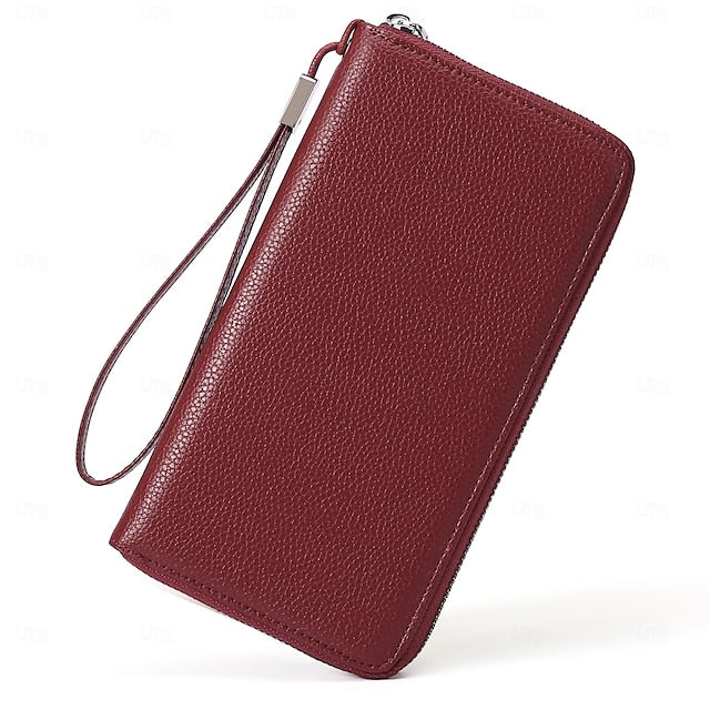 Leather Bag Outdoor Mobile Wallet Daily  Phone PU