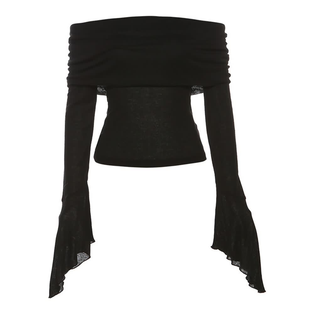 Off The Shoulder Long Sleeve Top