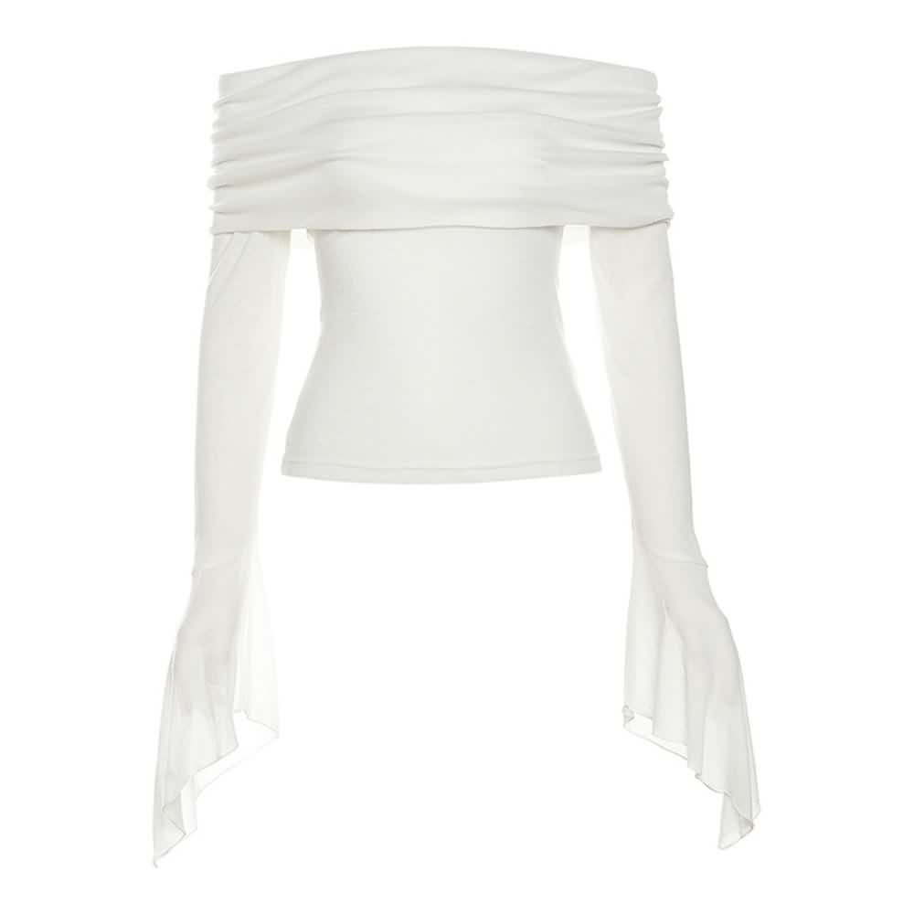 Off The Shoulder Long Sleeve Top
