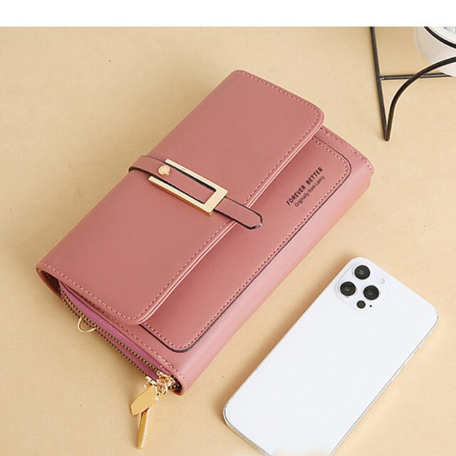 PU Bag Leather  Phone Mobile Wallet Crossbody