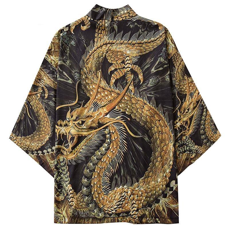 GOLD DRAGON KIMONO