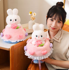 Bunny Blossom: Transformable Rabbit to Bouquet Plushie