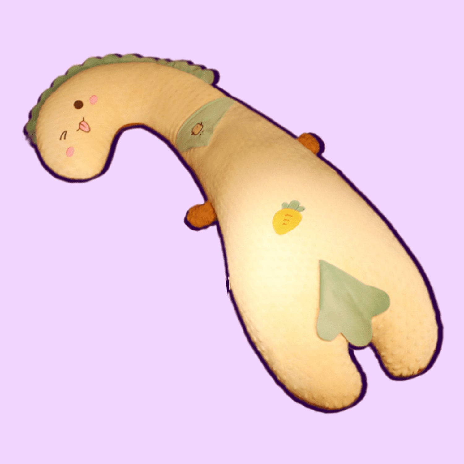 Kawaii Dinosaurier Plüschkissen