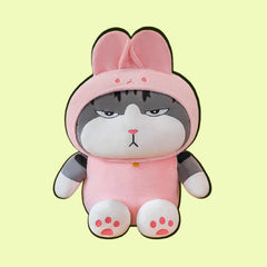 Cat Plushie Transforming with Animal Outfit Collection