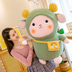 Plüschtier Lammpuppe mit Kawaii-Tasche