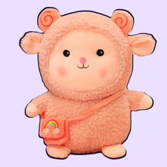 Plüschtier Lammpuppe mit Kawaii-Tasche