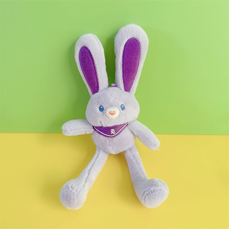 Pulling Ears Wonderland: Your Playful Rabbit Keychain Plush Toy