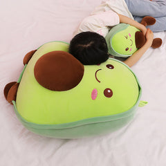 Adorable Avocado Kawaii Plush Pillow