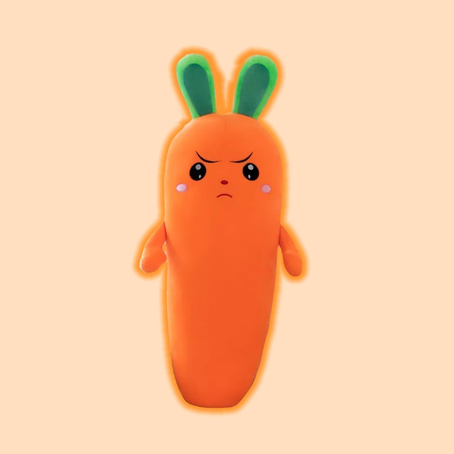 Carrot Vegetable Soft Stuffed Plush Pillow Toy