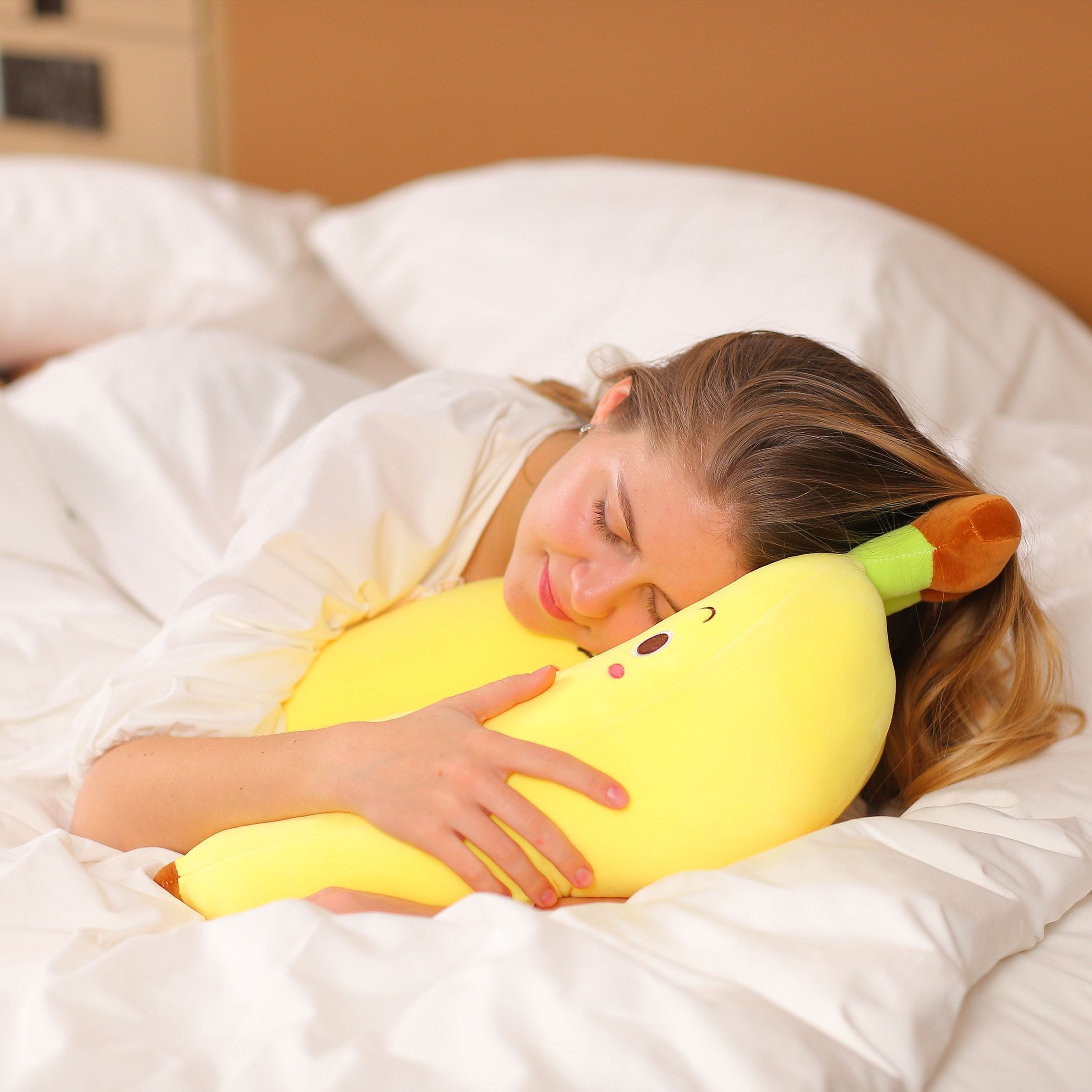 Banana Kawaii Stuffed Plush Pillow