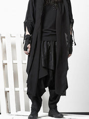 Dark Punk Folds Harem Pants