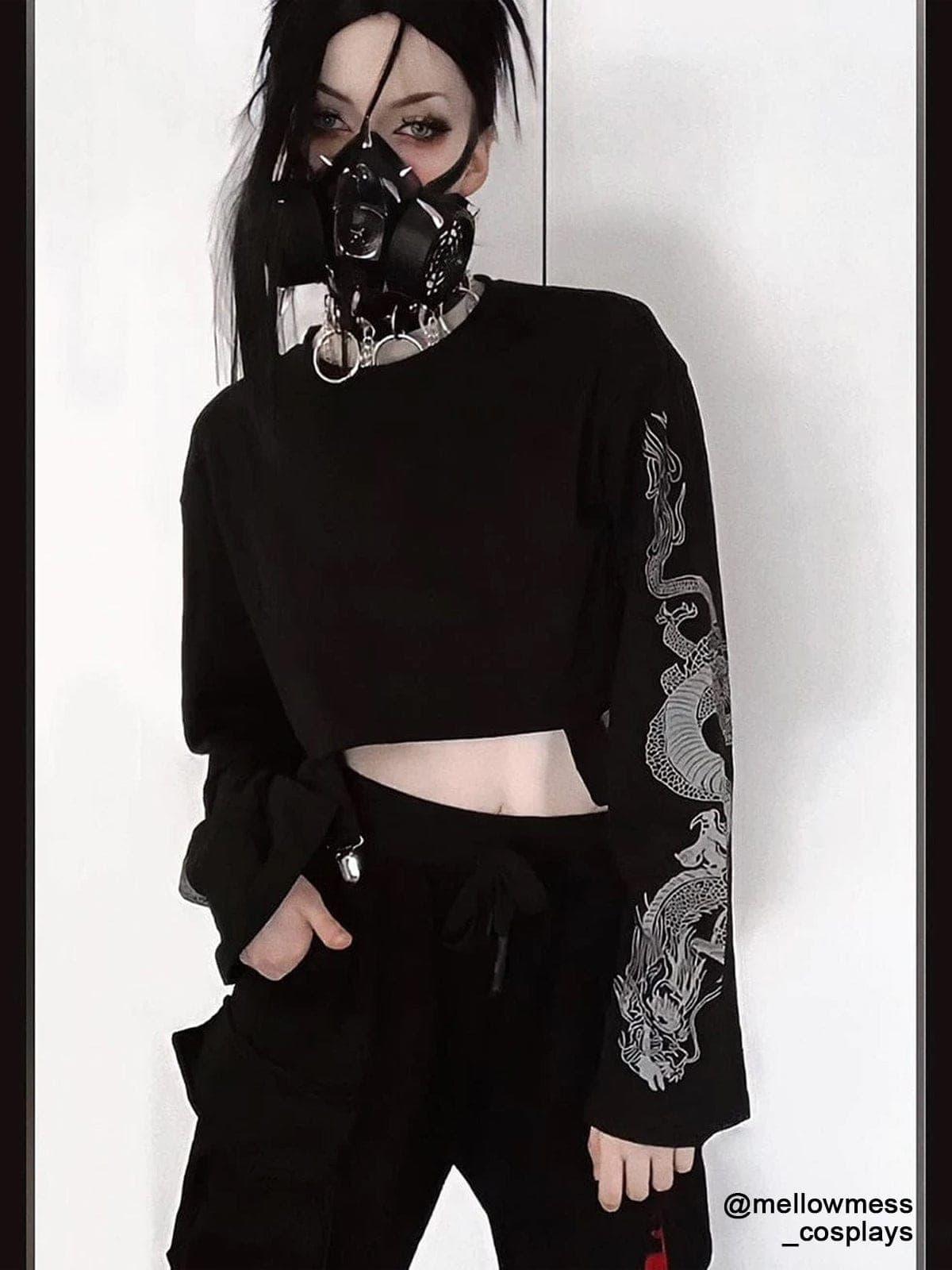 Dragon Embroidery Sweatshirt