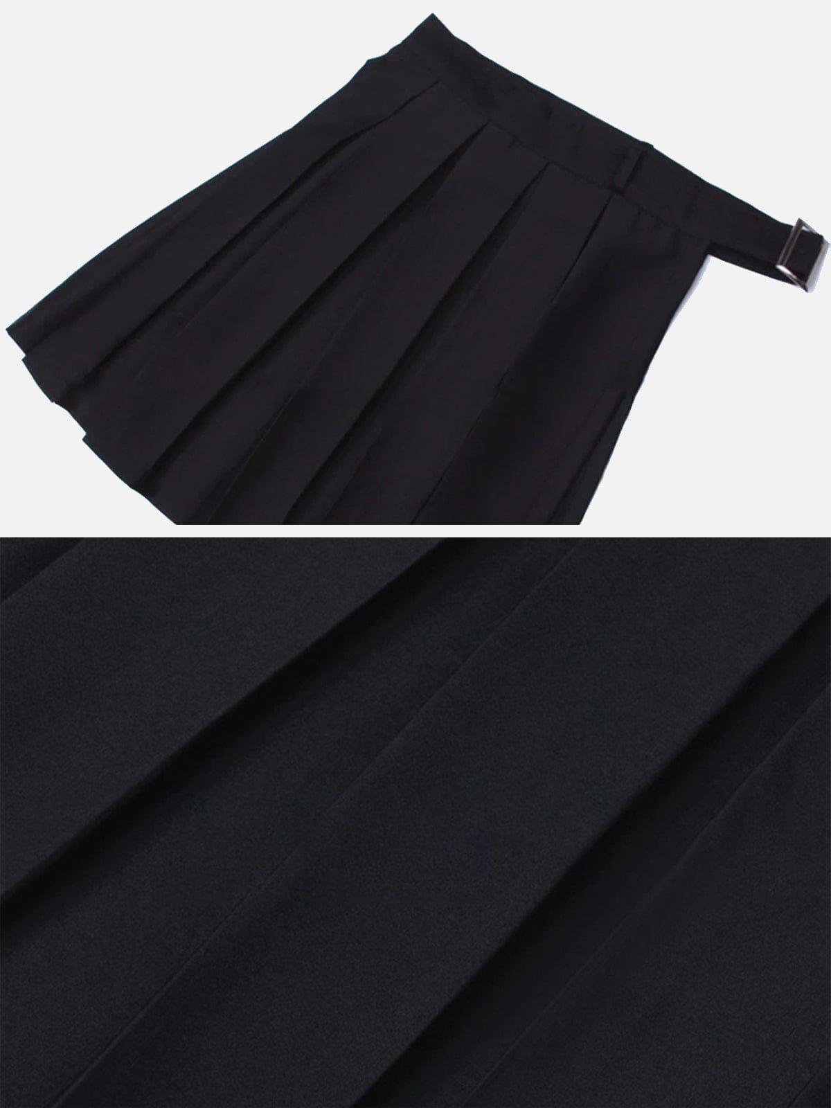 Chain Decoration Irregular Skirt