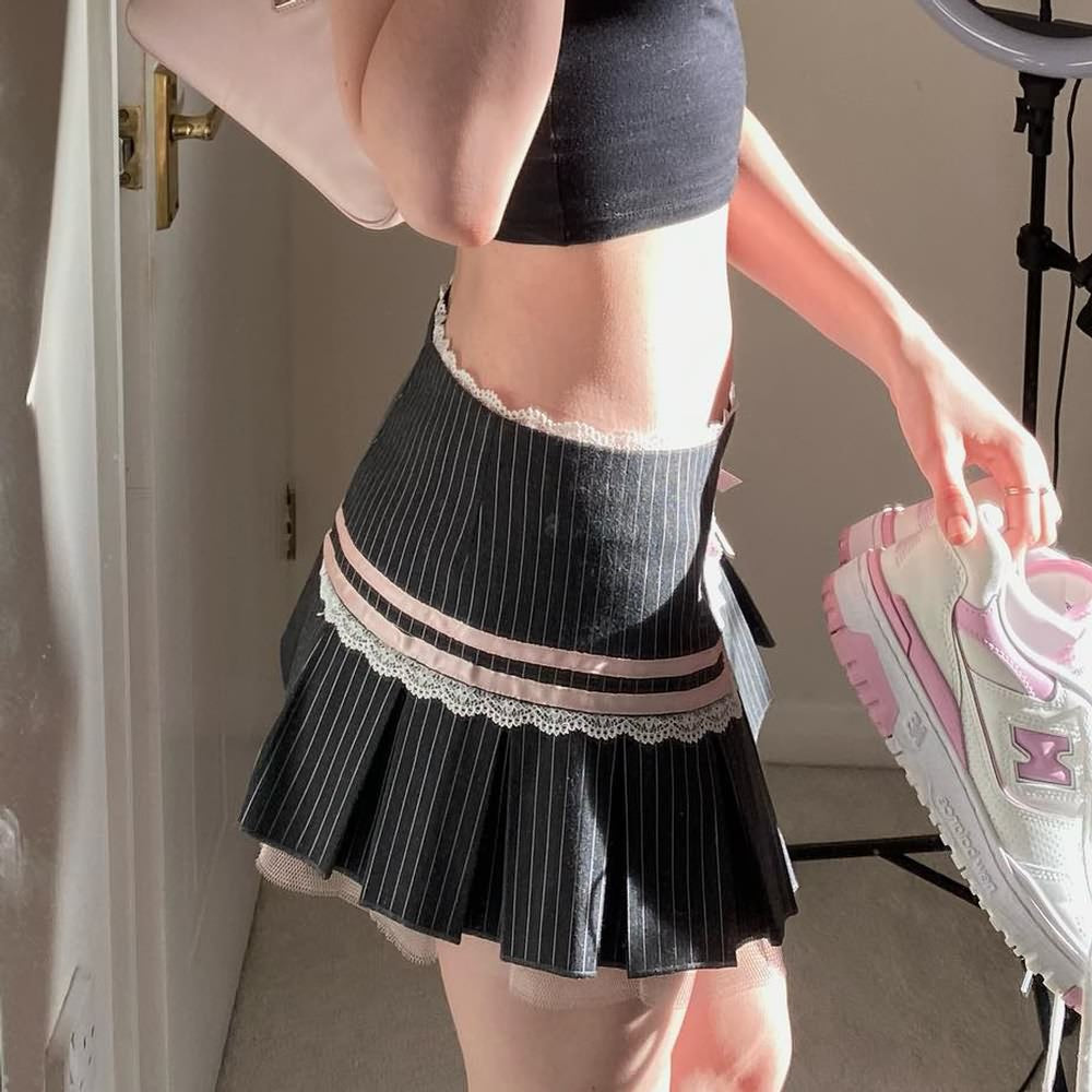 Pastel Goth Micro Mini Skirt