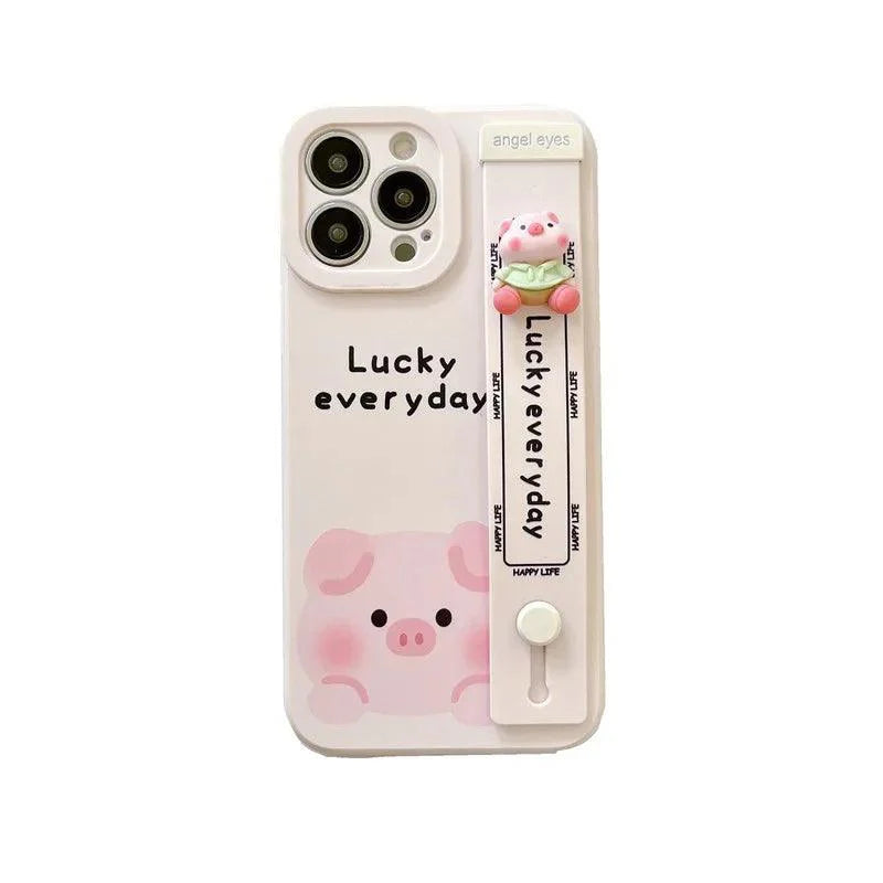 Pig Cartoon Frog Cute Phone Cases For iPhone 15 14 13 11 Pro Max