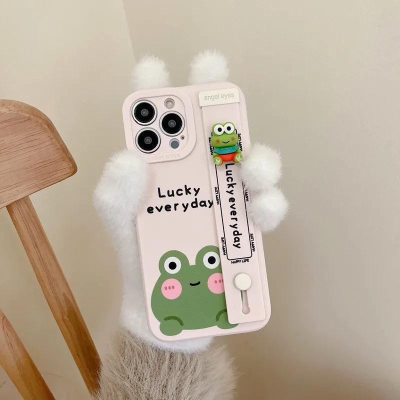 Pig Cartoon Frog Cute Phone Cases For iPhone 15 14 13 11 Pro Max