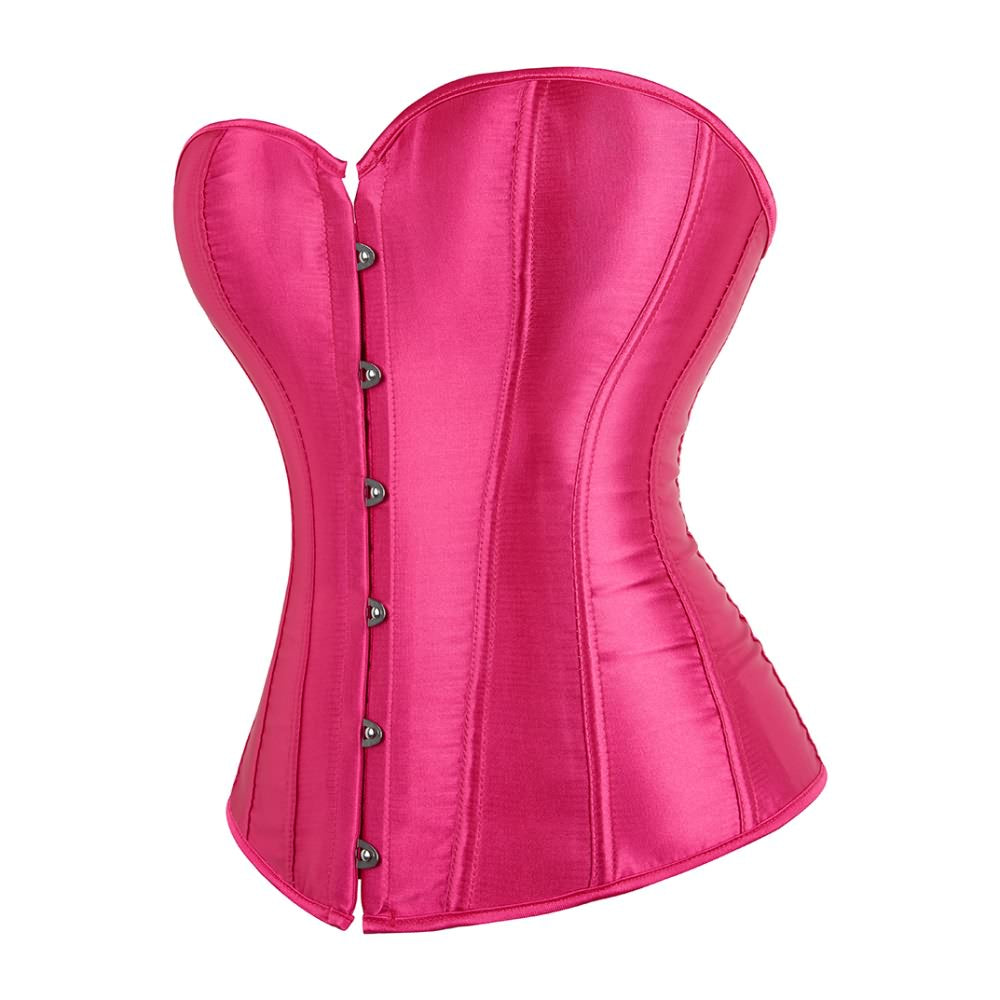 Pink Strawberry Gothic Hourglass Overbust Corset