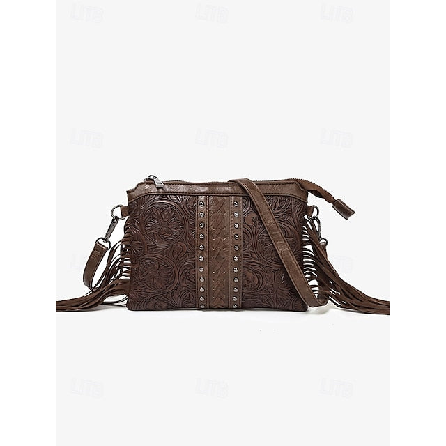 Shoulder  Leather Crossbody Bag Wristlet PU Bags