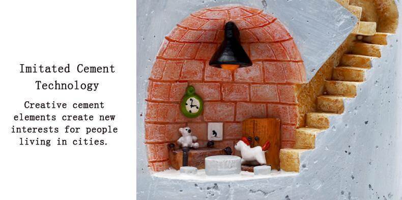 Creative Cozy Minimal Animal Life Flower Pot