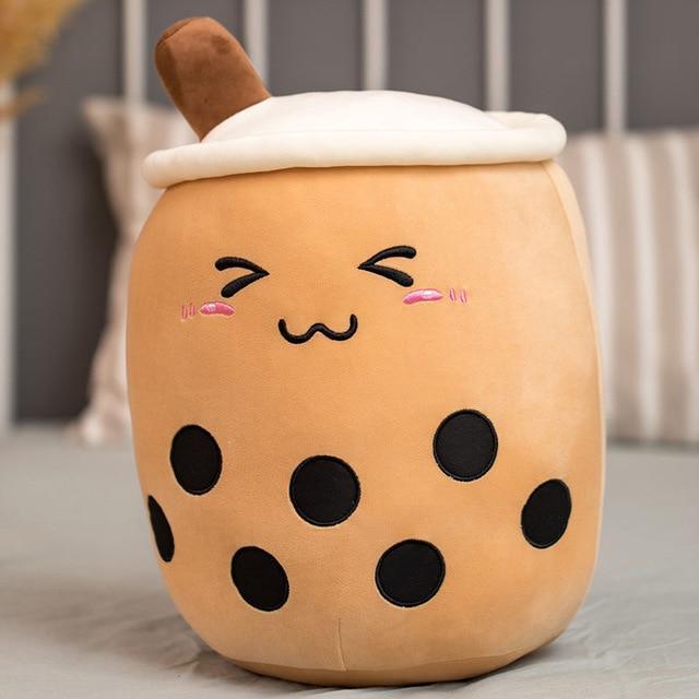 10-27inch Cute Cartoon Real-Life Bubble Tea Cup Shaped Pillow