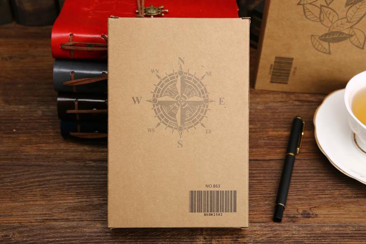 Retro PU Leather Pirate Spiral Notebook