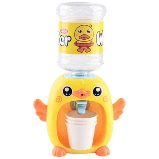 Mini Kids Cartoon Water Dispenser Toy