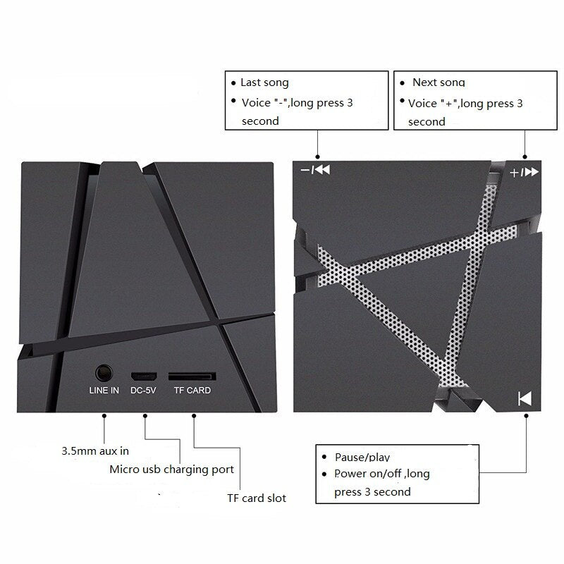 Mini Portable Colorful Wireless Speaker