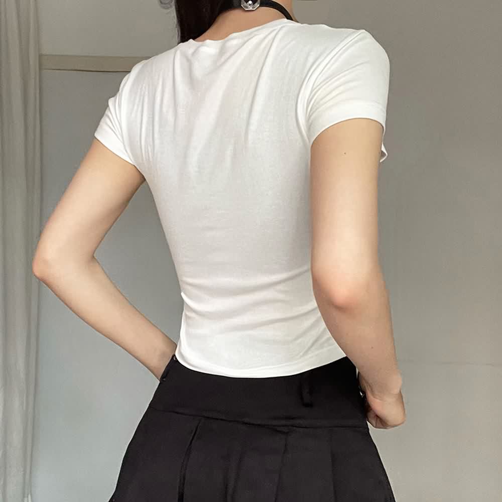 Puck Rock Style Crop T-shirt
