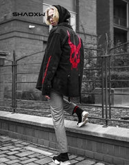 Punk Black Denim Jacket