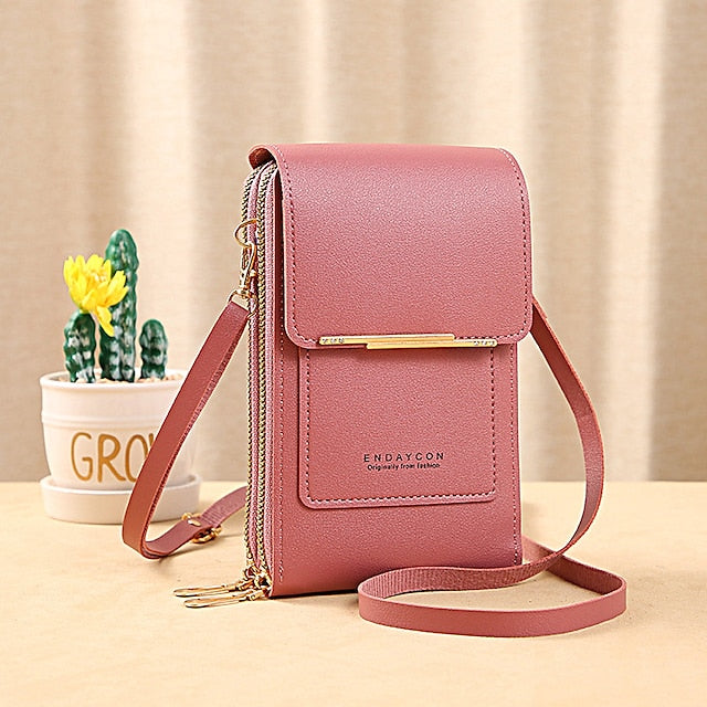 Coin Mobile Phone Purse Wallet  Crossbody Bag