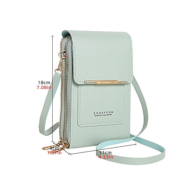 Coin Mobile Phone Purse Wallet  Crossbody Bag
