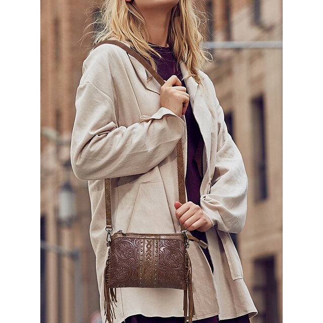 Shoulder  Leather Crossbody Bag Wristlet PU Bags