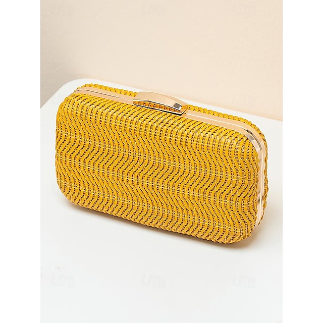 Leather Wristlet Party Evening PU  Clutch Bag