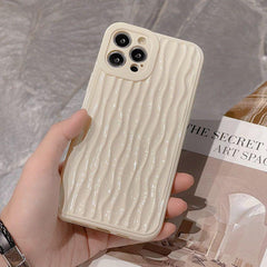 Simple Water Ripple Pattern Cute Phone Cases For iPhone 11 12 13 14 Pro Max XS XR X