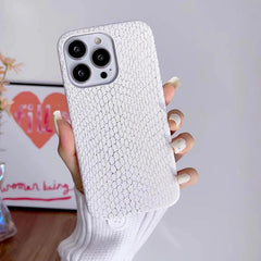 Snake Texture Leather Cute Phone Case for iPhone 7, 8 Plus, X, XS Max, XR, 11, 12, 13, 14, 15 Pro Max