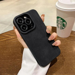 Stylish and Protective: Retro Matte Leather Phone Case for iPhone 15, 14 Pro Max, 13, 12, 11, X, XR, XS, 7, 8 Plus, and SE