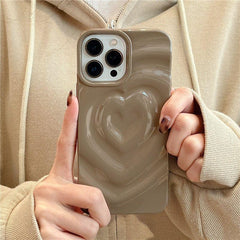 Stylish Protection: Heart Cute Phone Cases for iPhone 14 Pro Max 13 12 11 14 Plus