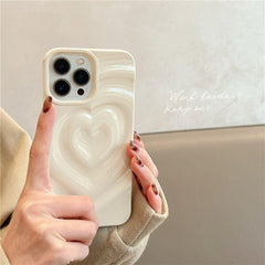 Stylish Protection: Heart Cute Phone Cases for iPhone 14 Pro Max 13 12 11 14 Plus