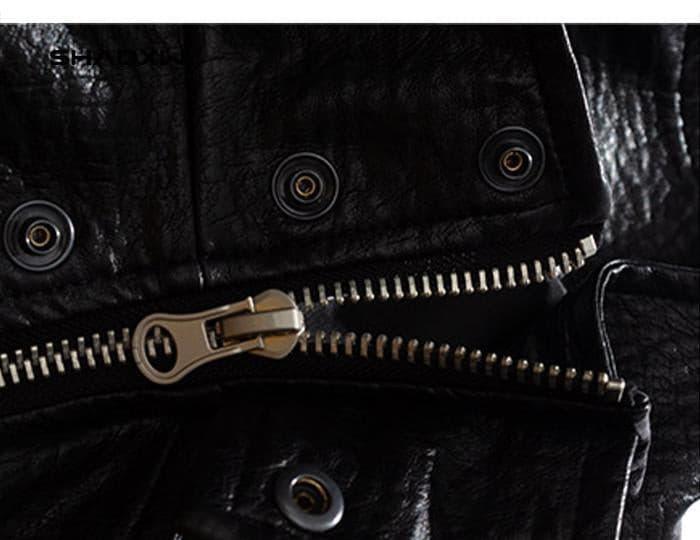 Techwear Leather Jacket