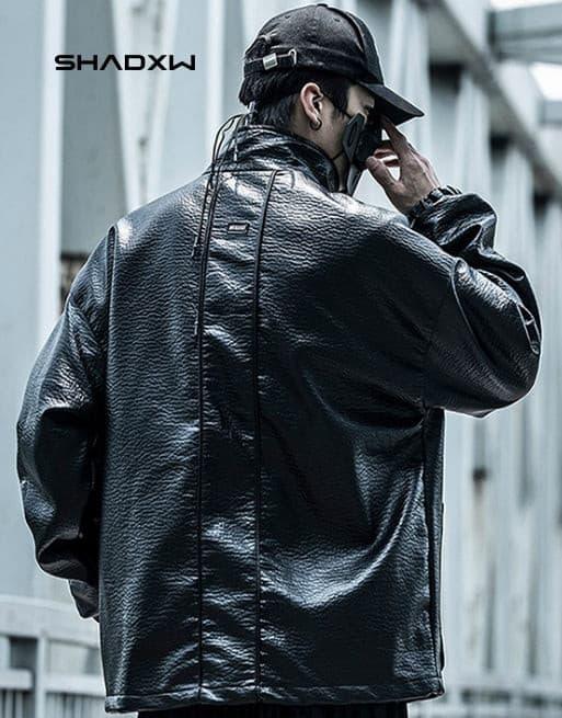 Techwear Leather Jacket